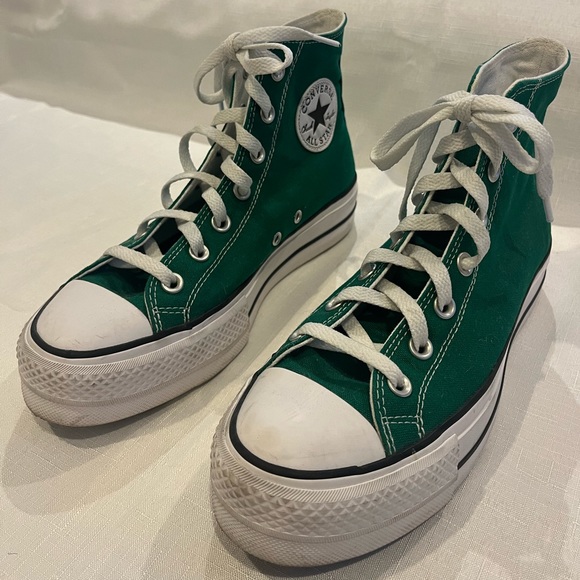 SOLD Custom Converse Chuck Taylor All Star Lift Platform Canvas - Picture 2 of 8